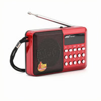Portable Mini Radio Carrying Strap Mini Radio with Display Pocket Size