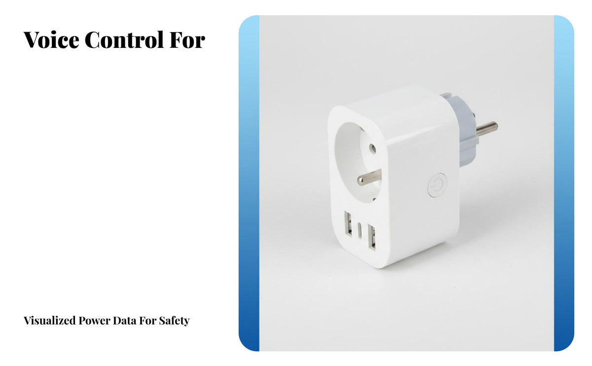 Wirelessreless Fi Smart Plug Wirelessreless Th Port Timer Function Wireless-Fi Smart Plug Distant Control Power Socket No Hub