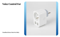 Wirelessreless Fi Smart Plug Wirelessreless Th Port Timer Function Wireless-Fi Smart Plug Distant Control Power Socket No Hub