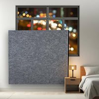 Noise Reduction Window Soundproof Panel Easy to Install Removable Window Insulation Board Airflow Blocking Blackout Sound Dampening Panel Thickened for Renters, Bedroom, Rental Apartment