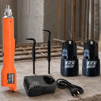 Electric Rebar Tying Hook Handheld Rebar Tying Hook with Charger Bar Tie Tool Portable Compact for Construction Workers