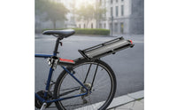 Aluminum Alloy Rear Bike Rack Quick Release Bike Rack with Reflector Lightweight Cycle Luggage Carrier Heavy Duty for Commuting