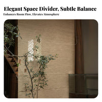 Folding Roman Blind Wabi-Sabi design Roman Shade Natural Aesthetic for Restaurant