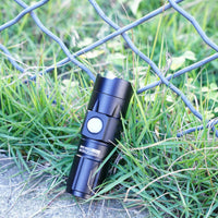 Aluminum Alloy Aluminum Alloy Flashlight Flashlight Wide Angle Lens Zoomable Flashlight Drop-Resistant Handheld Torch Multi-Mode