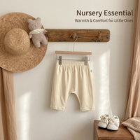 Baby Leggings Fleece Lined for Boys and Girls Winter Wear, Thick Warm Kids Pants with Soft Blend, Trousers for Autumn Weather