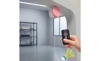 Hanging Badminton Automated Height Adjustment Hanging Shuttlecock Practice Device Portable Power Unit Solo Badminton Practice Device for Indoor, Home