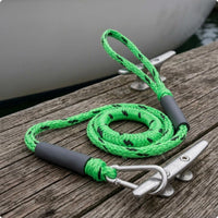 Shock Absorbing Bungee Dock Line Safeguarding Sleeves Boat Bungee Rope Braided Elastic Rope Looped End for Mooring