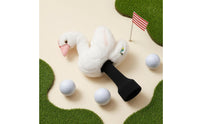 Swan Golf Head Cover Shielded Driver Head Cover Soft Sports Accessory Accessory