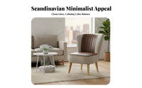 Scandinavian design Armless Sectional Sofa Minimalist Design Living Room Furniture space-saving Size Couch reconfigurable for Apartment Dwellers, Young Adults, Homeowners, Small Apartments, Lounge Area