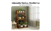 Indoor & Outdoor Use Multi-Tier plant Ladder Freestanding three-tier Ladder upright-areasaving Plant Stand Sturdy long-lasting for Gardeners, Apartment Dwellers, homeowners, Balcony, Living Room, Patio, Bedroom