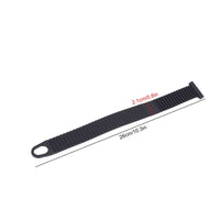 Ribbed Bike Rack Tie Strap Locking Tab Rack Wheel Strap Oval Loop Transport Gear Flexible