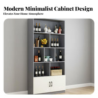 Living Room Display Cabinet Multifunctional Modern Beverage Cabinet Large Capacity Freestanding Room Divider for Homeowners, Hallway, Bedroom