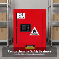 Storage Cabinet Twin-Wall Construction Cabinet Lockable for Researchers, Mechanics, Factories, Workshops, Workshop