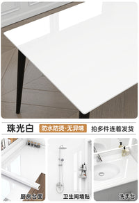 桌面贴纸桌纸防水自粘墙纸大理石桌贴书桌餐桌子茶几翻新家具加厚