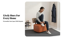 360-Degree Swivel Wheels Mobile Vanity Chair with Backrest Multi-Purpose Low Stool Comfortable Household Seating Space-Saving Design for Apartment Dwellers, Homeowners, Children, Living Room, Entryway, Bedroom, Playroom