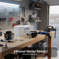 Direct Fit Lawn Mower Starter Engine Component Quick Start Lawnmower Starter Engine Component Easy Installation Long-Lasting for DIY Repair Enthusiasts, Equipment Owners, Maintenance Professionals, Gardening, Workshop, Yard Work, Agricultural Machinery