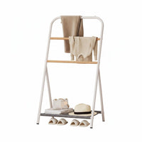 Space-Saving Design Freestanding Valet Stand Multi-Functional Storage Valet Stand Reduces Clutter Garment Rack Jacket Hanger for Students, Apartment Dwellers, Professionals, Dorm Room, Entryway, large Closet