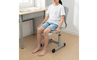 Ergonomic Design Adjustable Student Desk and Chair Set Sturdy Construction Kids Study Table Set Built-in Storage Adjustable Student Desk and Chair Heavy-Duty Steel Frame for Students, Classroom