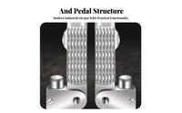 2 Pieces Anti-Slip Electric Scooter Rear Pedals Easy Installation Aluminum Alloy Foot Pegs Heavy Duty