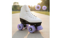 Four-Wheel Glide Wheels Indoor & Outdoor PU Glide Wheels Skating Equipment Shock Absorbing Quiet Function for Beginners