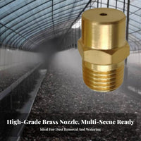 Brass Solid Cone Nozzle Versatile High Pressure Spray Nozzle Resistant High Pressure Spray Head for Farmers, Humidification, Irrigation
