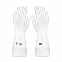 Long-Lasting Dishwashing Gloves Snug Fit Waterproof Cleaning Gloves Food-Grade Safeguarding Handwear Chemical-Free-Chemical-Free-Safe for Gardening