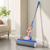 Sponge Mop Head Refill for Hands-Free Cleaning, Super Absorbent Cotton Mop Replacement