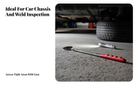 Telescopic Inspection Mirror Adjustable Reach Extendable Mechanic Mirror Retractable Inspection Tool Clear Distortion-Clear View