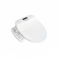 Universal Fit Heated Bidet Seat Handheld Controller Control Smart Toilet Seat Warm Air Drying Bathroom Fixture Night Light for Home