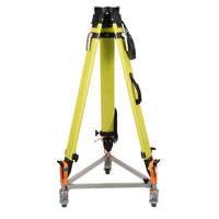 Surveying Tripod Trolley Rolling Tripod Base with Wheels Stable Support for Studios
