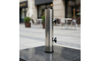 Rust-Resistant Stainless Steel Umbrella Sleeve Long-Lasting Umbrella Base Tube Heavy-Duty Sunshade Base Insert Polished Surface for Patio, Garden, Balcony