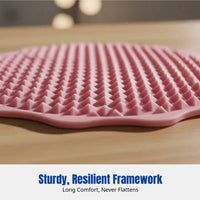 Soft Silicone Acupressure Mat, Foot Massage Pad, Dual Hardness, Indoor Fitness, Home Gym