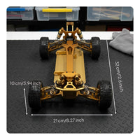 1/12 Scale RC Chassis Frame Easy Installation Metal RC Car Chassis Pre-Assembled 1/12 Scale Car Frame Kit for Rough Terrain