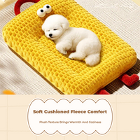 Dog Bed, Washable Kennel Pad, Anti-Slip, Indoor Outdoor
