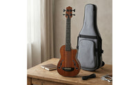 Bass Ukulele with Pickup Ergonomic Design Bass Guitar 4-String Instrument for Home Practice