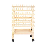 Hair Weaving Rack with Wheels Mobile Braiding Rack with Pegs Hair Weft Stand for Braiders