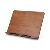 Book Rack with Retaining Lip Multifunctional Desktop Book Stand Hard-Wearing Holder for Readers, Desk, Learning