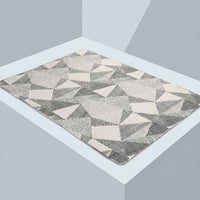 Bath Mat and Non Slip Door Mat for Home, Soft Rug and Play Mat with Geometric Pattern, Machine Washable Runner Rug, Cotton Floor Mat Area Rugs