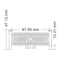 Authentic Looking Model Railway Gate Realistic Realistic Appearance Train Depot Gate Miniature Scene Prop Locomotive Yard Entrance Miniature for Railroad Modelers, Layout