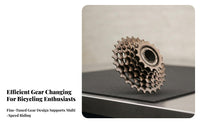 Screw-on Freewheel Wear-Resistant Mountain Bike Freewheel Cycle Flywheel Long-Lasting Multi-Speed Bike Cassette Effortless