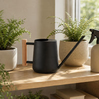 Stainless Steel Watering Can Painted Finish Long Spout Watering Can Easy to Fill Pouring Pot