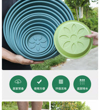 树脂花盆托盘塑料花托底座加厚接水托盘花盘底托花架盆景花盒垫底