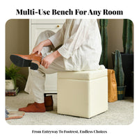 Light Luxury Design Padded Entryway Bench Multi-Functional Low Stool adaptable Placement Household Furniture space-saving Size for Children, Homeowners, Interior Decorators, Living Room, Bedroom, Commercial Spaces