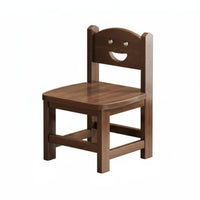 Versatile Use kid's Backrest Chair Rounded Corners Low Stool Safe Design kids' Furniture Long-Lasting for Toddlers, Preschoolers, Parents, Living Room, Entryway, Playroom, Study Corner