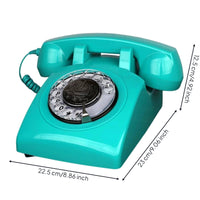 Rotary Phone Vintage Retro Landline Phone Classic for Home Office
