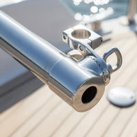 360 Degree Swivel Rod Holder Resistant Marine Hardware Mirror Polished Finish for Anglers