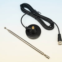 AM DAB Antenna Easy Installation Telescopic 180° Rotatable Extendable Broadcast Collector for Indoor, Home