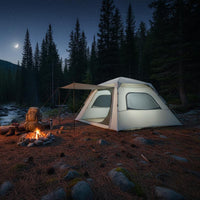 Waterproof Automatic Camping Tent 3 Second Quick Unfold Automatic Instant Unfold Tent Portable Outdoor Gear Ventilated for Campers, Families, Beach