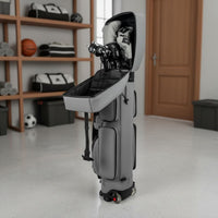 Wheeled Golf Club Transport Bag Large Storage Airline Approved Golf Case Communication Card Holder Sports Gear
