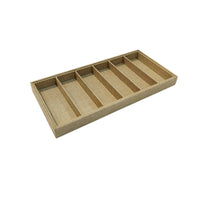 Glasses Display Tray 6-Slot Glasses Tray with Compartments Sunglass Organizer Rectangular Eyewear Organizer Slimline